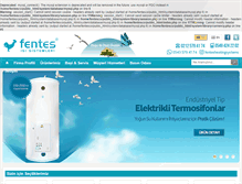 Tablet Screenshot of fentes.com.tr